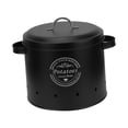 thumbnail image 2 of Kitchen Storage Canister Food Storage Container for Farmhouse Decor Kitchen Large Black, 2 of 8
