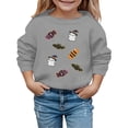 thumbnail image 4 of Gyujnb Kids Halloween , Halloween Print Pullover Long Sleeve Casual Sweatshirt for Kids Girls and Boys Cozy Jacket Top, Halloween Outfits,13-14 Years, 4 of 4