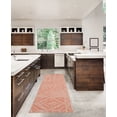 thumbnail image 2 of Linon Home Décor Washable Cayden Area Rug or Runner Collection, Ivory and Rust, 2' x 8', 2 of 7