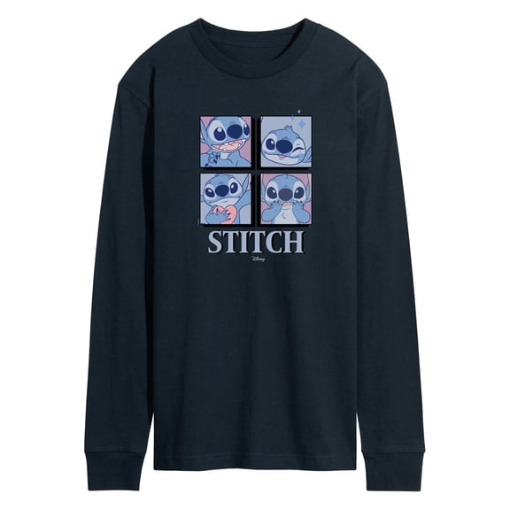 Disney - Lilo & Stitch - All The Expressions of Stitch - Men's Long Sleeve T-Shirt