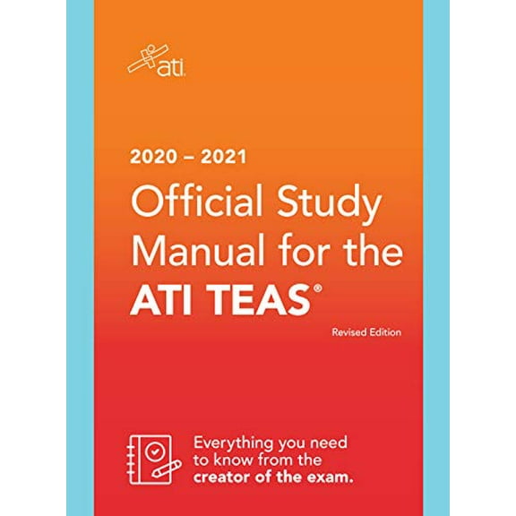 Pre-Owned 2020-2021 Official Study Manual for the Ati Teas, Revised Edition (Paperback) 1565332326 9781565332324