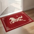 thumbnail image 4 of Horse Welcome Mat Non Slip Red Doormat For Front Door Decorative Rug For Indoor Outdoor Entrance Bathroom Kitchen Laundry Room Floor Mat, 4 of 7