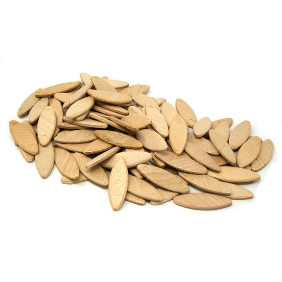 WEN #0 Birch Wood Biscuits for Woodworking, 100 Pack