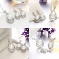 thumbnail image 3 of IDEANATEGRATE Conjunto Femenino De Collar Y Pendientes Con De Perla Y Ajuste Cómodo, 3 of 5