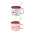 thumbnail image 1 of Taza Way to Celebrate Día de la Madre de Cerámica con Tapa de Madera y Cuchara de 400 ml., 1 of 4