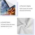 thumbnail image 6 of GZHJMY Halloween Decorative Towel Set, Glowing Pumpkin Head Print, 3-Piece Set with 30x60 inch Bath Towel, 16x28 inch Hand Towel & 13x13 inch WashclothGZHJMY, 6 of 6