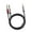 Black, variant on Dualoai 3.5mm 1/8" TRS Male to 2x 6.35mm 1/4" TS Male Audio Cable Input Output Cable 1m