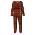 thumbnail image 4 of qelini 2 Piece Pajamas for Women Button down Christmas Long Sleeve Shirt and Pant with Pocket Soft Holiday Sleepwear, 4 of 5