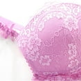 thumbnail image 4 of Women's Lace Push-up Bra Underwire Full Coverage Support Bra, 4 of 6