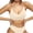 Khaki, variant on Women's Plus Size Solid Color Wirefree Gathering Push Up Daily Bra