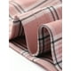 thumbnail image 5 of Vestido sin mangas de mujer con estampado de cuadros y cremallera frontal en color rosa, 5 of 6