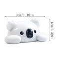 thumbnail image 3 of Mini Desktop Figurines, Cute Animal Ornaments for Monitor Edge and Desk, Kawaii Plastic Statues for Office and Home Decor, Tiny Collectible Accessories, 3 of 6