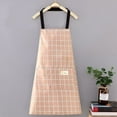 thumbnail image 5 of Ke1Clo Pink Canvas Apron, Summer Apron for Adults, Breathable Fabric, Fashionable Design, for Cooking Gardening or DIY, 5 of 6