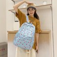 thumbnail image 4 of Bolsa Mochila universitaria informal con estampado de cerezas, mochilas escolares florales para niñas Kawaii (azul) Ehuebsd Para Estrenar, 4 of 9