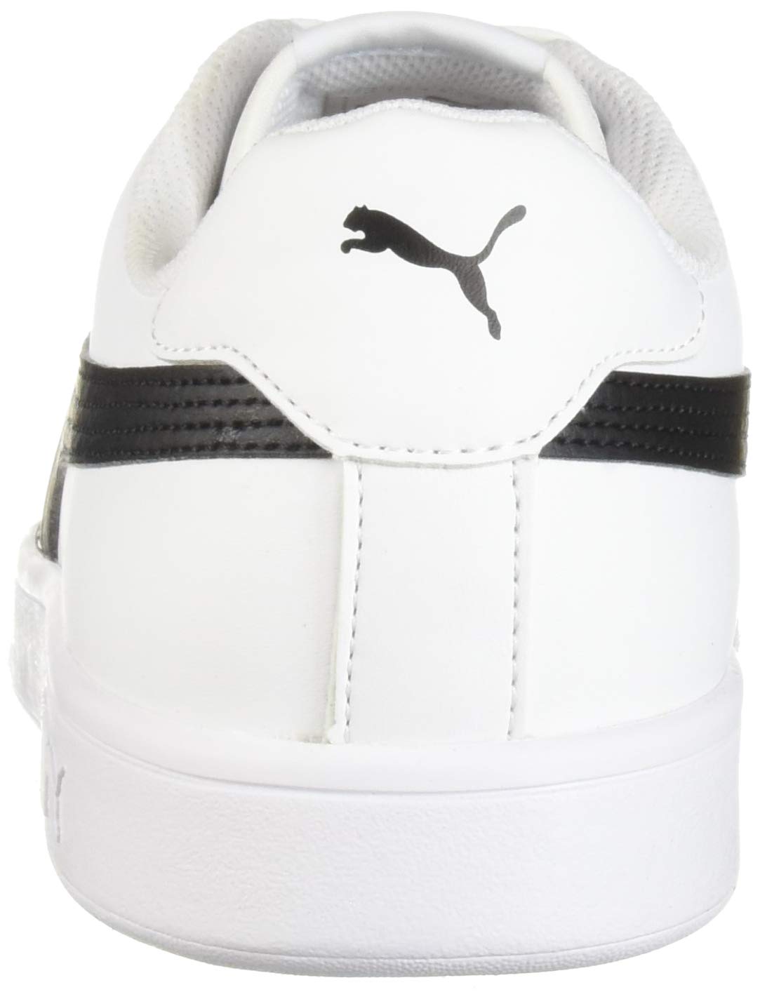 PUMA Men's Smash V2 Casual Sneaker - White or Black Mens Tennis Shoes (White/Black, 8) - image 3 of 8