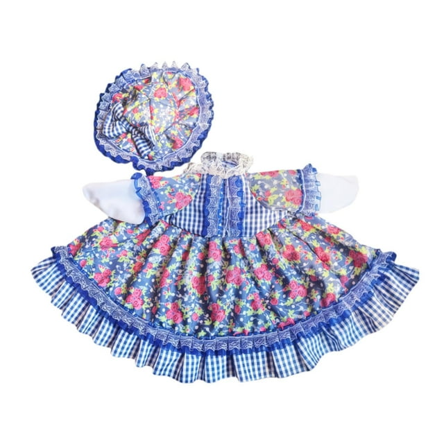 Falda de ganso linda con sombrero Ropa de ganso de césped Traje de ganso de porche Disfraz de ganso Azul