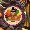 thumbnail image 5 of Souew Thanksgiving Dinnerware Set C, Turkey Thanksgiving Fall Thanksgiving Paper Plates Napkins Cups Tablecloth Cutlery Tableware Set for Autumn Friendsgiving Decorations, 5 of 5