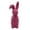 A, variant on AZXY Easter Bunny Decorations, 16" Large Pink Flocked Rabbit Figurine with Bow, Cute Tabletop Decor for Home Office Indoor Party, Festive Holiday Ornament Gift for Spring Decor