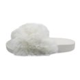 thumbnail image 3 of Lavra Women's Plush Faux Fur Slide Furry Slip On Sandals, 3 of 4