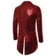 thumbnail image 4 of ICHUANYI Clearance Men's And Winter Fashion Personality Sequins Casual Suit Jacket(Red, XL) ICHUANYI WER2023081014451, 4 of 4