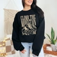 thumbnail image 6 of Climb The Mountain Graphic Sweatshirt, Hiking Adventure Crewneck Pullover, 6 of 6
