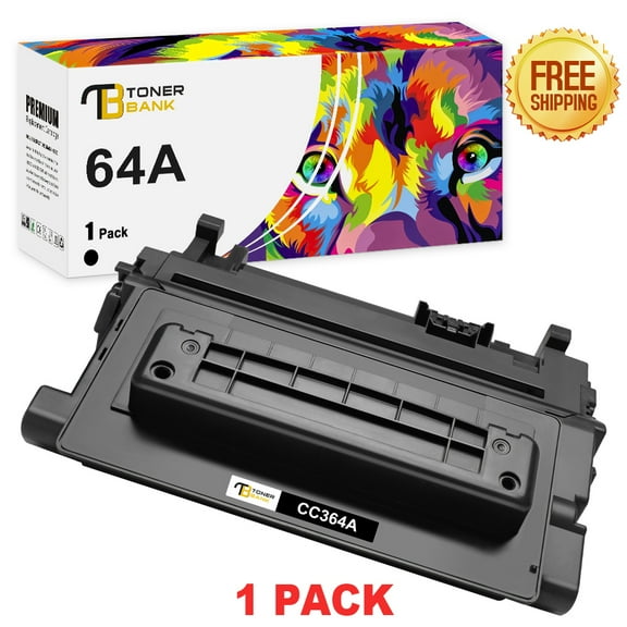 Toner Bank Compatible Toner Cartridge Replacement for HP CC364A LaserJet P4014 P4015n P4015x P4515n P4515x Printer Ink (Black, 1-Pack)