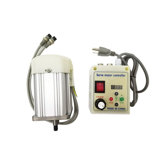 Brushless Servo Motor Set Face Mount Servo Motor & Controller Driver 110V 1500W