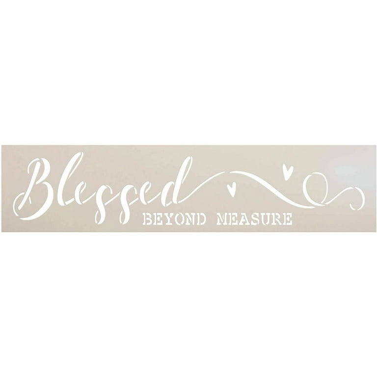 Enhance Your Journaling with Versatile Ruler Stencil Set – Blessed