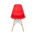 thumbnail image 2 of Set de Sillas Holly Estilo Eames Moderna Color Rojo, 2 of 4