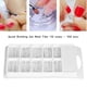 thumbnail image 2 of 100pcs Nails U?as Postizas, U?as Postizas de Gel Art Tips Sets Funda Completa U?as Postizas, Herramienta de manicura de bricolaje de extensión de u?as,10 tama?os U?as postizas transparentes con C Ecomeon no, 2 of 6