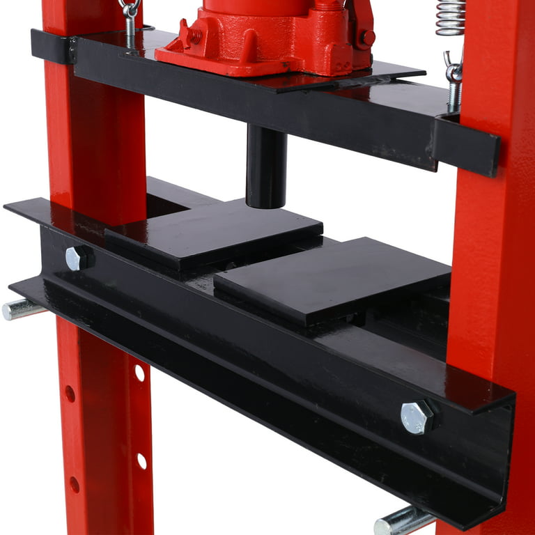 Big Red 12-Ton Low-Profile Shop Press with Stamping Plates