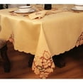 thumbnail image 2 of Bountiful Leaf Embroidered Cutwork Fall Tablecloth, 60 by 84-Inch 84 Inches, 2 of 2