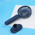thumbnail image 1 of Ventilador portátil de 3 velocidades, ventilador de escritorio de mano, ventilador eléctrico inalámbrico ultrasilencioso, recargable por USB, 2000mAh para oficina/hogar/dormitorio DQrwqpou Libre de BPA, 1 of 3
