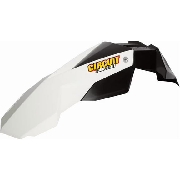 Stealth SM Front Fender – 17in, Black/White – Circuit