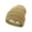 Khaki, variant on Unisex Knit Beanie - Satin Lined, Stretchy Fit, 5 Colors