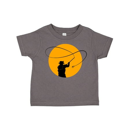 

Inktastic Fly Fishing sun silhouette Gift Toddler Boy or Toddler Girl T-Shirt