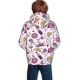 thumbnail image 2 of KLL Unisex Kids Boys Girls Hooded Pocket Pullover Hoodies-Wine, 2 of 6