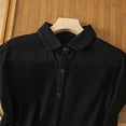 thumbnail image 6 of Dagugfen Cotton Button down Shirts for Women Loose Fitted Casual Homweear Slirts Women's Pajama Shirts, 6 of 8