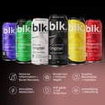 thumbnail image 5 of blk. Elderberry Sparkling Water, Naturally Decaffeinated, 16oz, 12 Pack, 5 of 5