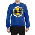 thumbnail image 2 of Wild Bobby Keep It Weird Alien Unisex Crewneck Sweatshirt, 2 of 6
