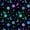 Black Blue Purple, variant on Manfei Glowing Gradient Stars 7-Piece Twin Bedding,Sprinkle Print Bedding Comforter Set,Black,Black Reversible