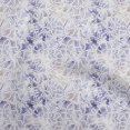 thumbnail image 1 of oneOone Cotton Jersey Violet Fabric Abstract Line Drawing Floral Sewing Material Print Fabric By The Yard 58 Inch Wide, 1 of 5