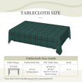 thumbnail image 6 of Rectangle Table Cloth, Clan Bailey Tartan Resistant Washable Tablecloth Decorative Table Cover for Dining, Indoor and Outdoor, 6 of 6