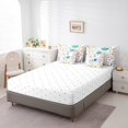 thumbnail image 4 of Mathematics Full Comforter Set - 7 Pieces Bed in a Bag Set,Physical Chemistry Math Bedding Sets Full with Science Students Globe Quilted Comforter,Flat Sheet,Fitted Sheet,Pillowcases, 4 of 5