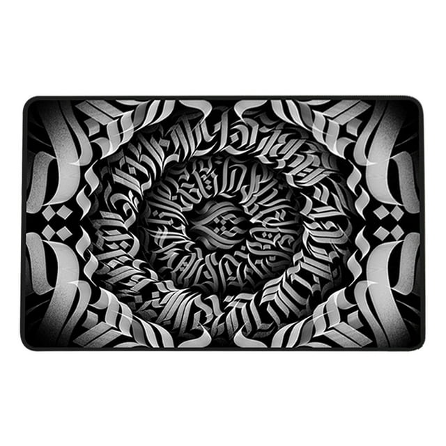 TIELUTT Large Entrance Carpet Floor Mat with Visual Deception Effect Suitable for High Traffic Flannel Blanket Throw under Bed Carpet Area Rug for Bedroom Knit Throw Blankets for Couch Blanket for Cou