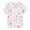 Beige, variant on Mothers Day Print T-Shirt Mom Shirt Casual Graphic Short Sleeve Tops with Sweet Carnation and Heart Prints for Daily Wear and Holiday Celebrations for 3-14Y