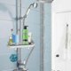 thumbnail image 5 of Shower Shelf Without Drilling Adjustable Shower Shelf For The Shower Rod Bathroom Storage With Shower Holder Shelf With 2 Small Hooks GuanGuan, 5 of 5