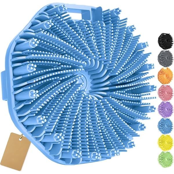 wonima11 Silicone Body Scrubber, Exfoliating Body Scrubber for Sensitive Skin, Silicone Scrubber Body, Silicones Body Brush for Showering