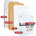 thumbnail image 4 of MMTX Indoor Mini Basketball Hoop Backboard with Strong Suction Cup for Kids and Adults Over The Door Wall Mounted Basketball Goal with Ball & Complete Basketball Accessories,43 x 30CM, 4 of 9