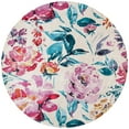thumbnail image 3 of SAFAVIEH Lillian Agatha Floral Runner Rug, Ivory/Rose, 2'2" x 8', 3 of 4